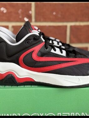 New Nike Giannis Immortality 3 Black Red Size 11.5 Mens Basketball Sneakers